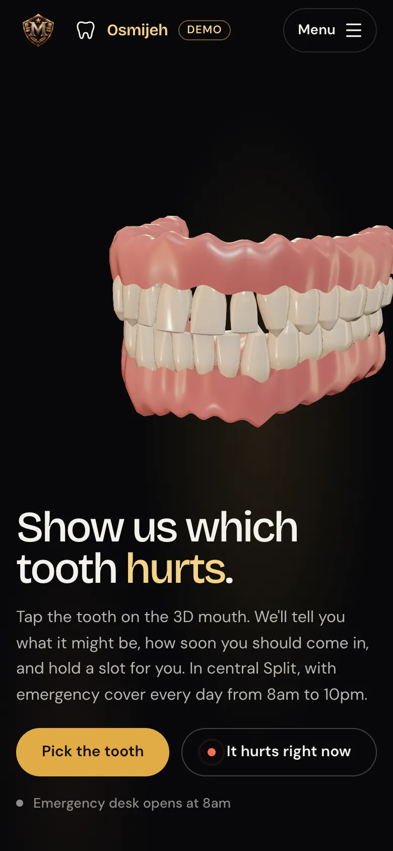 dentist.themariscal.com na mobitelu