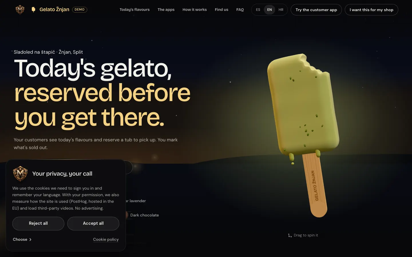 nextjs-themariscal-v2-gelato.vercel.app on a desktop screen