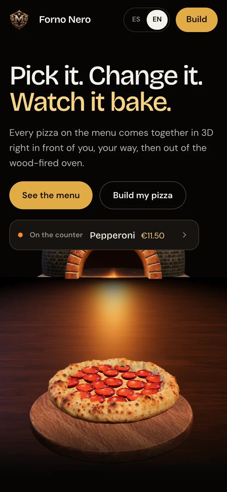 pizza.themariscal.com na mobitelu