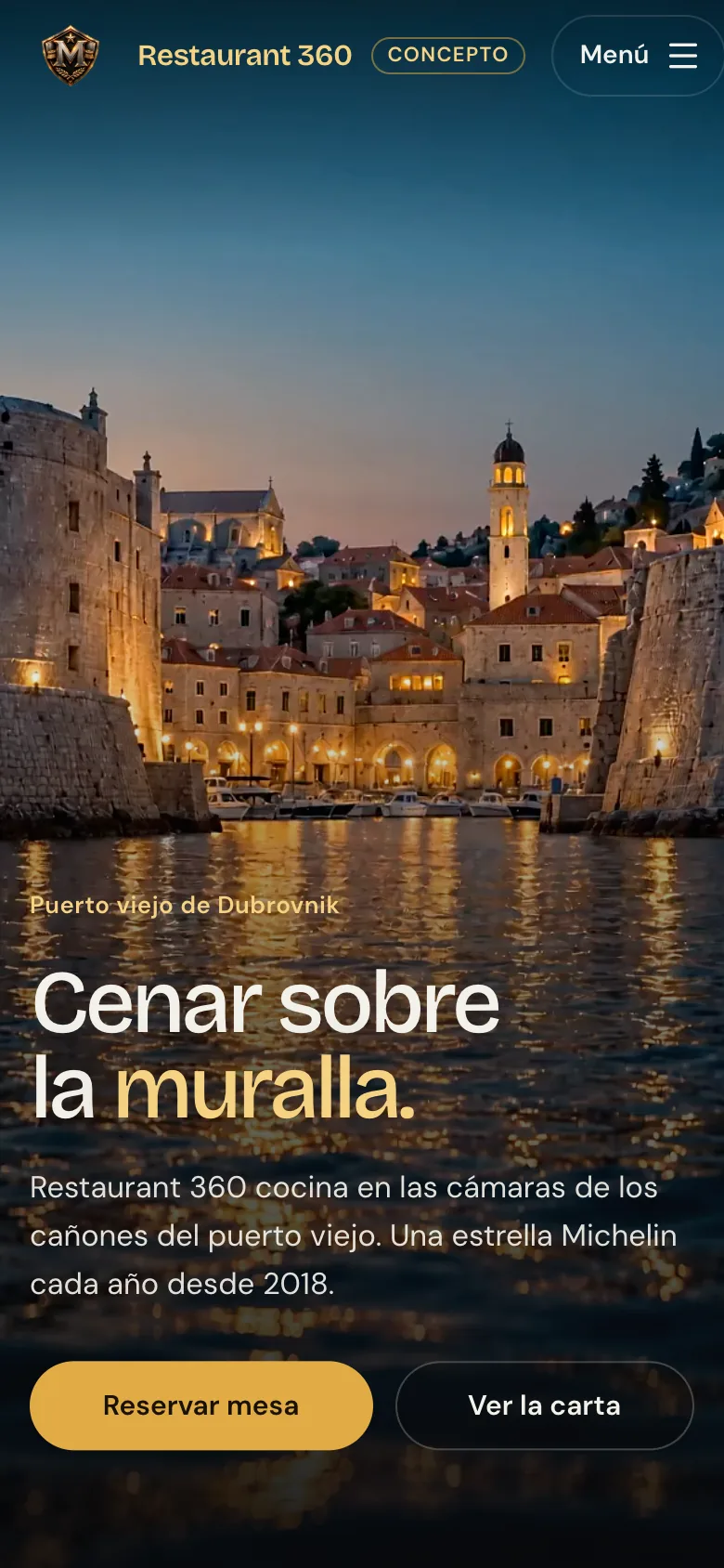 restaurants.themariscal.com en un celular