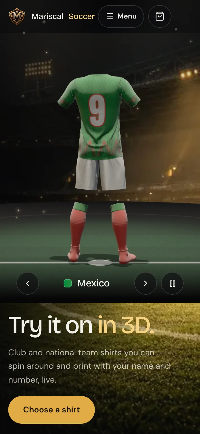 soccer.themariscal.com na mobitelu