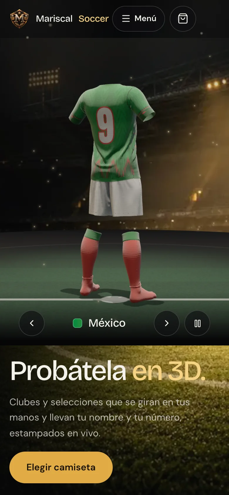 soccer.themariscal.com en un celular
